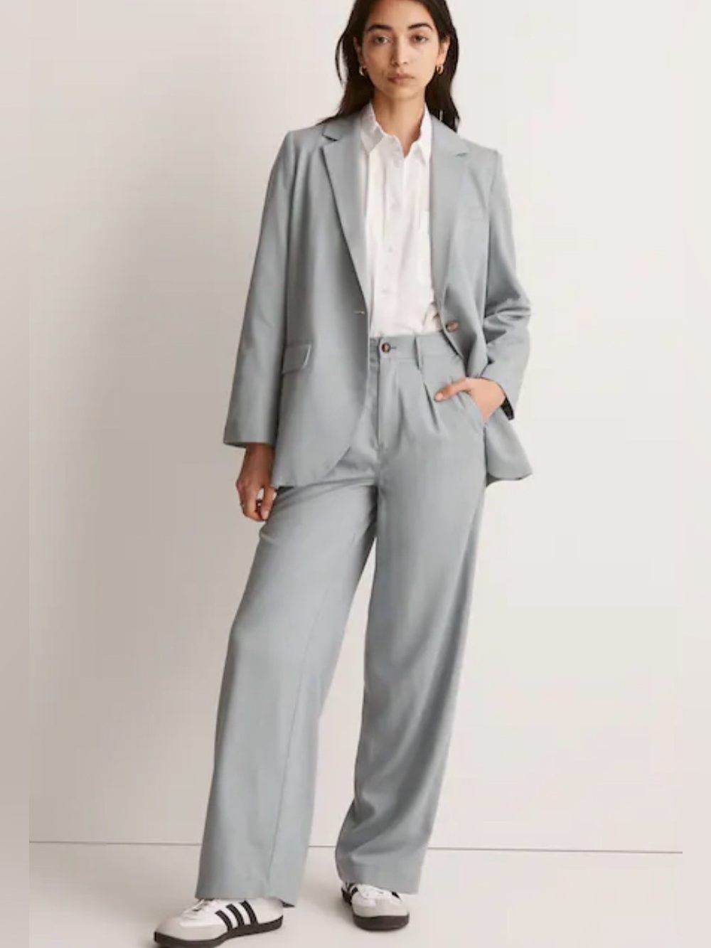 Madewell Straight-Leg Neale Pant in Drapeweave